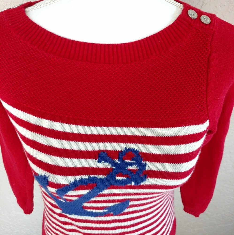 Talbots Nautical Sweater - Picture 3 of 8